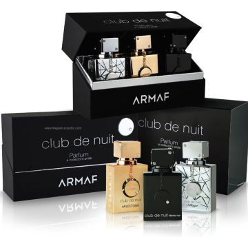 Armaf Club de Nuit a Collector's Pride Parfum Giftset - Club de Nuit Sillage Parfum 30 ml + Club de Nuit Intense Man Parfum 30 ml + Club de Nuit Milestone Parfum 30 ml - giftset voor heren