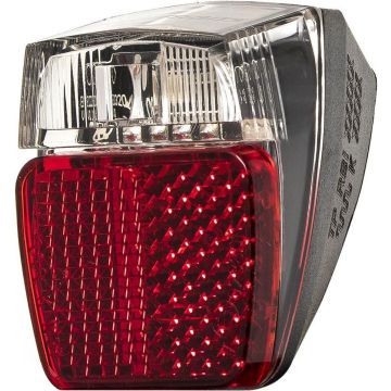 Herrmans Achterlicht H-trace Mini Dynamo Led 40 Mm Rood/wit