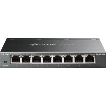 TP-Link TL-SG108E - Netwerk Switch - Smart managed - 8 poorten