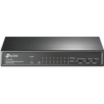 TPL-Link TL-SF1009P - Netwerk Switch - 8 poorten