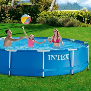 Intex Metal Frame zwembad - 366 x 76 cm - Rond - Zonder filterpomp