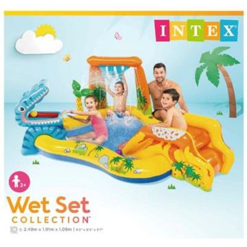 Intex Speelzwembad Dinosaurus - 191x249x109cm