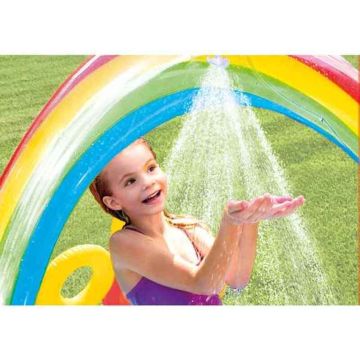 Intex Speelzwembad Rainbow Ring - 297x193x135cm