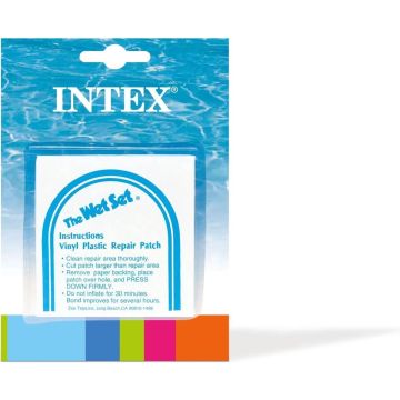 Intex Reparatieset voor opblaasbare artikelen - 6 stuks - 7x7 cm