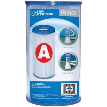 Intex zwembad Filtercartridge - Type A - Geschikt voor pomp met 2.271- 5.678 l/h liter/uur - 1 stuk