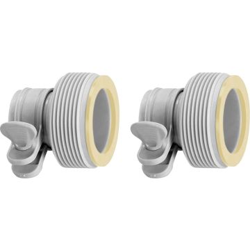 Intex Adapters B 2 st voor slangen 32 mm naar 38 mm