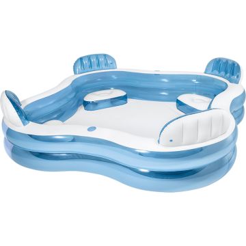 Intex Family Lounge Pool 229 x 229 x 66 cm - Opblaasbaarzwembad