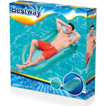 Bestway - Waterhangmat - Aqualounge - Aqua lounge - hang mat - Water - opblaasbaar - luchtbed - lounge - Paars