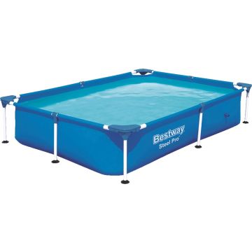 Bestway Steel Pro Zwembad - 221x150x43 cm