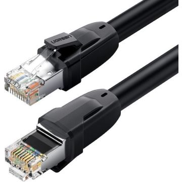 Ugreen Internetkabel - Ethernet kabel - RJ45 - Cat8 - 5 meter - Zwart