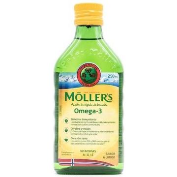 Mollera's Moller's Lemon Flavoured Cod Oil 250ml