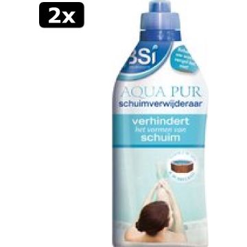 2x BSI - Aqua Pur Schuimverwijderaar - Verhindert schuuimvorming in een spa - Zwembad - Spa - 1 l