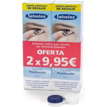 Salvelox Set Contact Lens Solution 2x360ml