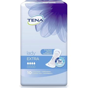 Tena Lady Extra Incontinentie - 10 stuks - Incontinentie-inlegkruisjes