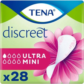 Tena Lady Ultra Mini - 28 Stuks - Incontinentie Inlegkruisjes