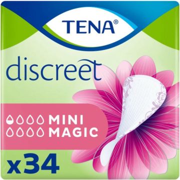 Tena Lady Mini Magic - 34 Stuks - Incontinentie Inlegkruisjes