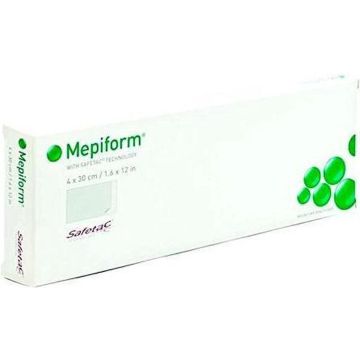 Mepiform Scar Reducer Silicone Gel Sheets 4x30cm 5 Uts