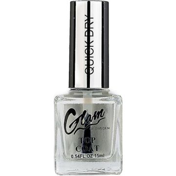 Glam Of Sweden H01038 nagel top coat 15 ml Transparant