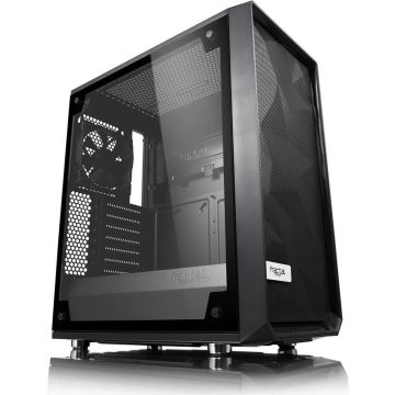 ATX Semi-toren doos Fractal DESIGN Meshify C Zwart