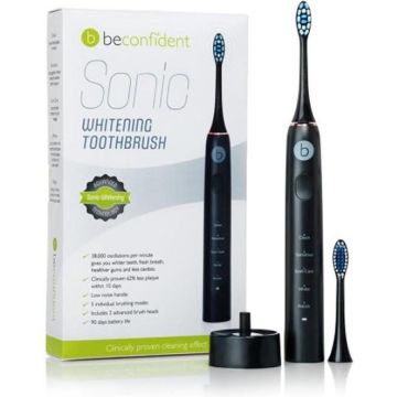 Beconfident Sonic Electric Whitening Toothbrush Black-Rose Gold