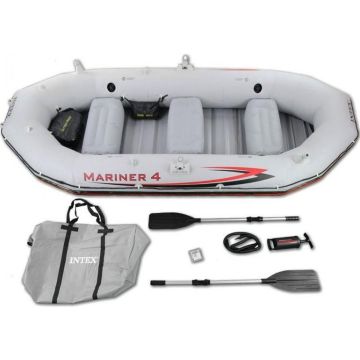 Intex Mariner 4 Set - Vierpersoons opblaasboot - met reparatiesetje