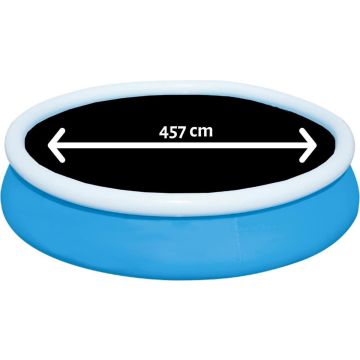 Comfortpool Pro - Solarzeil/Afdekzeil Rond Zwembad - Geschikt voor zwembaden van Ã¸457 cm - Zwart - Geschikt als Intex afdekzeil of Bestway afdekzeil