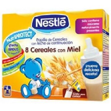 Nestle Nestla(c) Milk And Cereal Pajamas With Honey 2 X 250ml