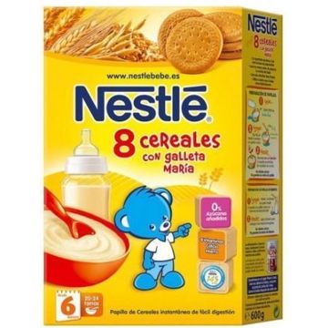 Nestle Nestla(c) Porridge 8 Whole Grain Cereals With Mary Cookie 600g