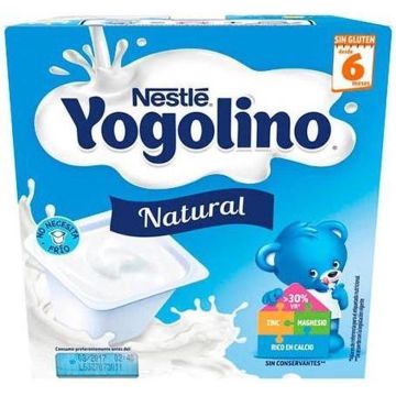 Nestle Nestle Natural Iogolino 6 Months 4 X 100g