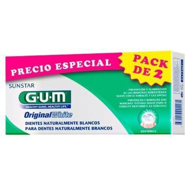 Sunstar Gum Original White Toothpaste 2 X 75ml