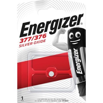 377 Knoopcel Zilveroxide 1.55 V 25 mAh Energizer SR66 1 stuk(s)