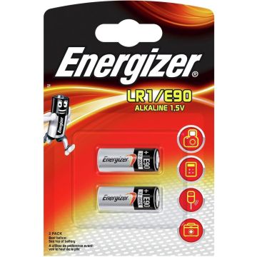 Energizer niet-oplaadbare batterijen Batterij Energizer E90/LR1/pak 2