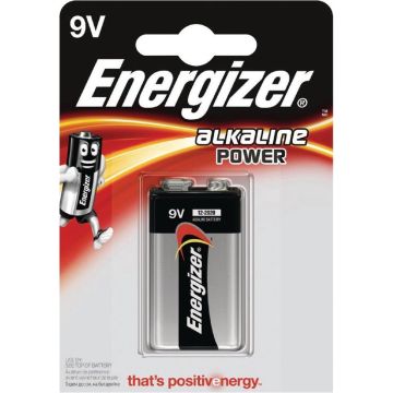 Energizer Alkaline Batterij 9 V Power 1-Blister