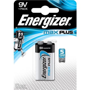 Energizer Batterijen Max Plus 9v Blok Per Stuk