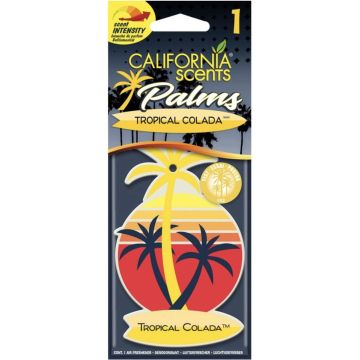 California Scents Palm Tree Luchtverfrisser - Tropical Colada - 2 stuk