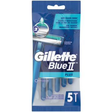 Shaving Razors Gillette Blue Ii Plus 5 Units