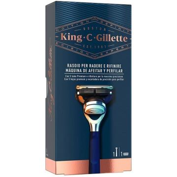 Manual shaving razor King C Gillette Gillette King Blue