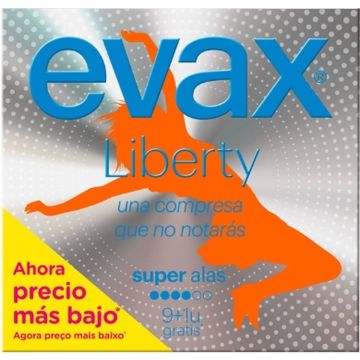 Super Maandverband met vleugels Evax Liberty Plus (10 uds)