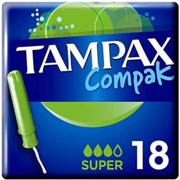 Tampax Compak Tampon Super 18 Uds