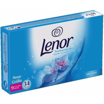 Lenor Droogtrommeldoekjes Aprilfris - 34 stuks