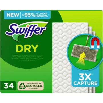 Swiffer Dry Stofwisdoekjes navulling doosje a 34 stuks