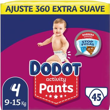 Dodot Dodot Pants Activity Size 4 Diaper-panties 9-15 Kg 45 U