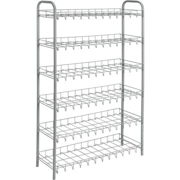 Metaltex Schoenenrek 6-laags Shoe 6 zilvergrijs