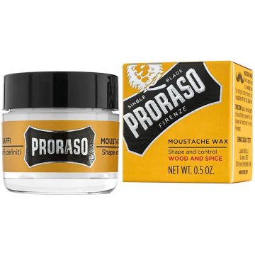 Proraso Moustache Wax Wood and Spice 15 ml.