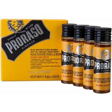 Baard Olie Yellow Proraso Warm (4 x 17 ml)