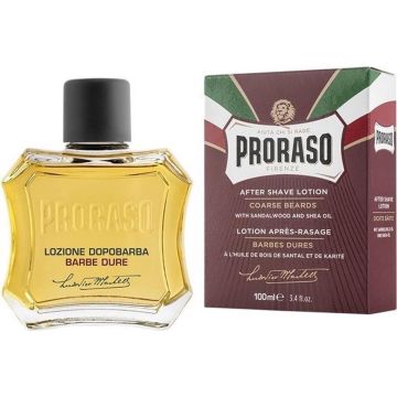 Proraso Aftershave Lotion Rood Nourish Sandalwood 100 ml.