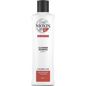 Nioxin System 4 Cleanser 300ml - Normale shampoo vrouwen - Voor Alle haartypes