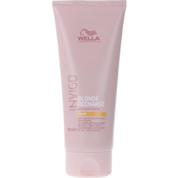 Kleurherstel Conditioner voor Blond Haar Invigo Blonde Recharge Wella (200 ml)