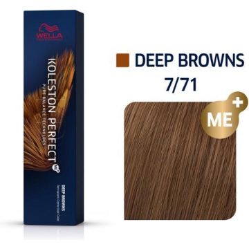 Wella Professionals Koleston Perfect Me+ - Haarverf - 7/71 Deep Browns - 60ml