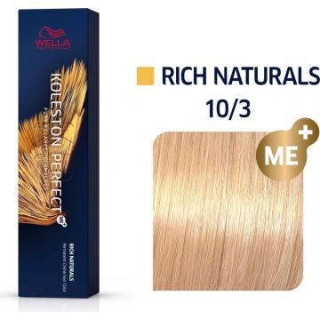 Wella Professionals Koleston Perfect Me+ - Haarverf - 10/3 Rich Naturals - 60ml